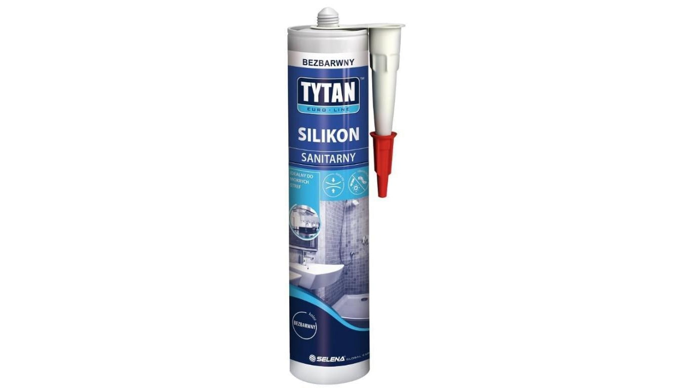 SILIKON SANITARNY EURO-LINE 280ML BEZBARWNY