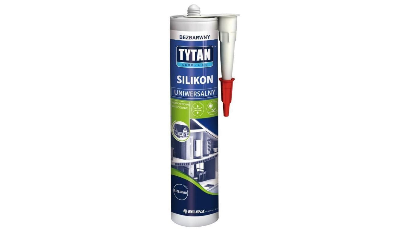 SILIKON TYTAN EURO-LINE 280ML BIAŁY