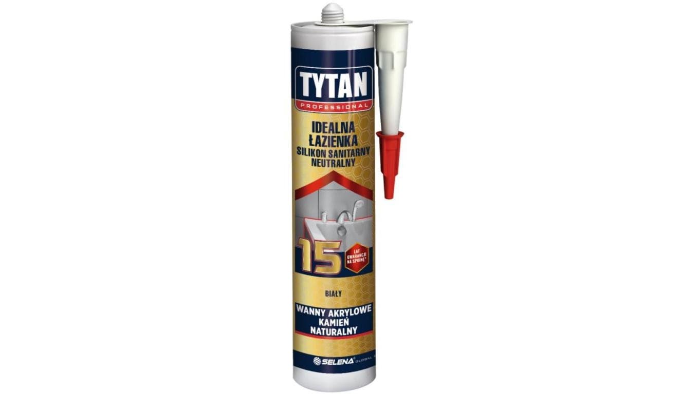 SILIKON TYTAN SANITARNY IDEALNA ŁAZIENKA 280ML BEZBARWNY