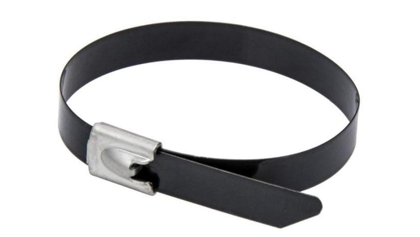 STALOWE OPASKI ZACISKOWE POWLEKANE 4.6*125MM SS304 20SZT.