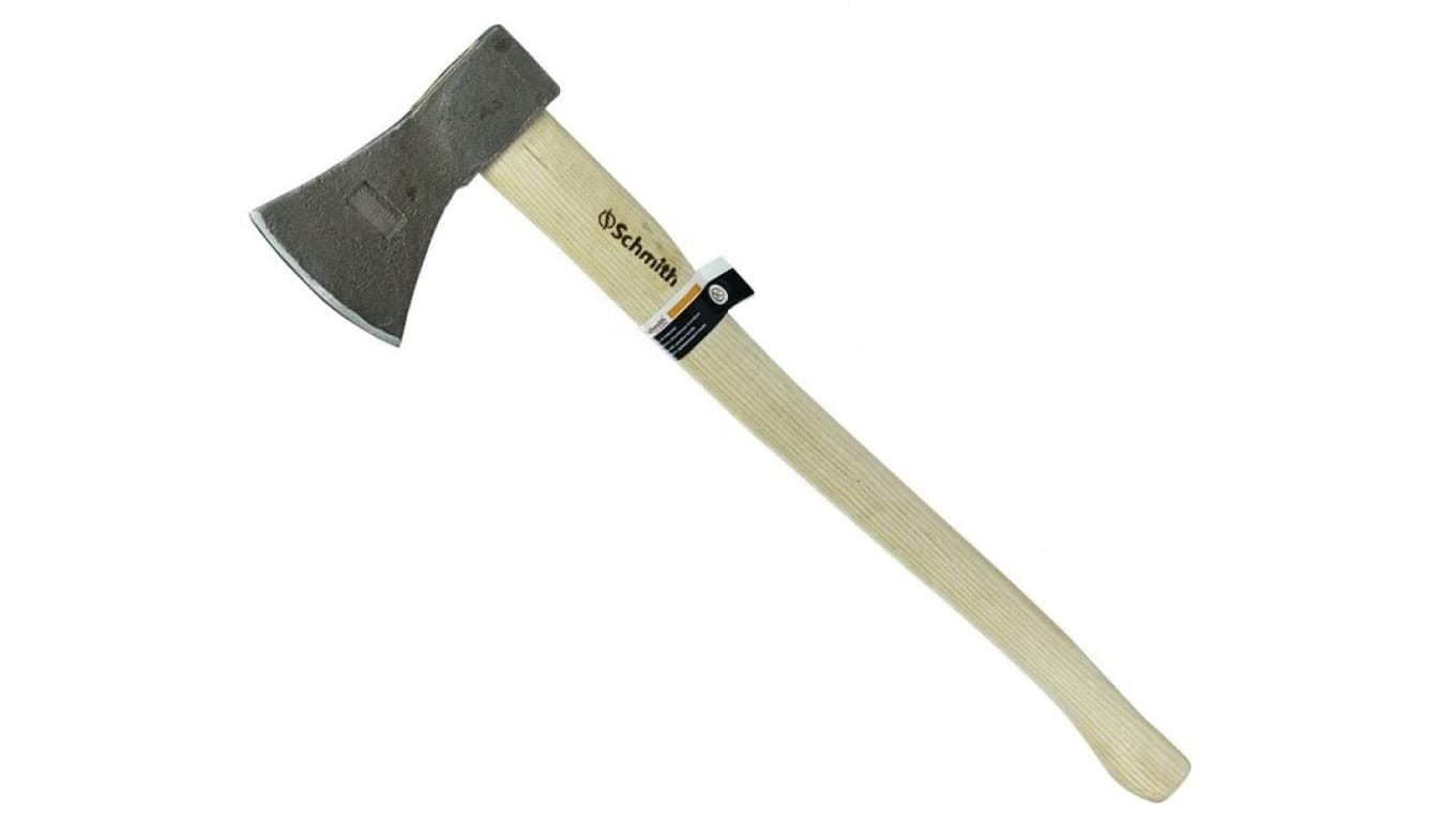 Siekiera 2kg kuta z drewnianym trzonkiem długa 80cm wytrzymała Schmith