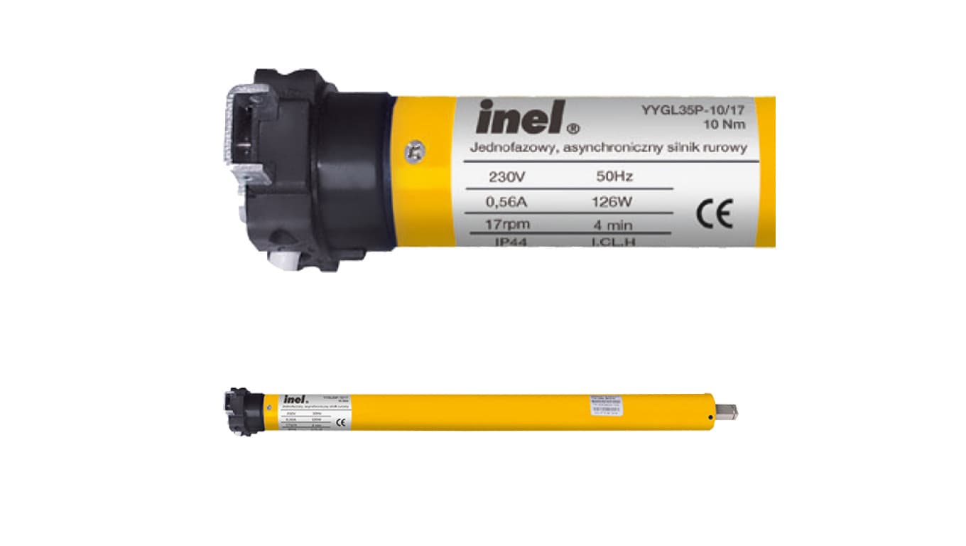 Silnik rurowy N-10P 10Nm 40mm 230V f. przeciążenia