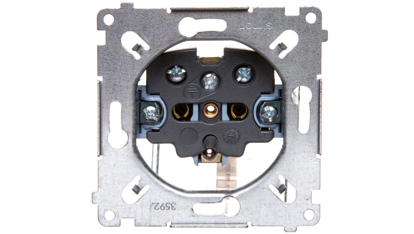 Simon 54 Gniazdo pojedyncze z/u mechanizm 16A 250V SGZ1M