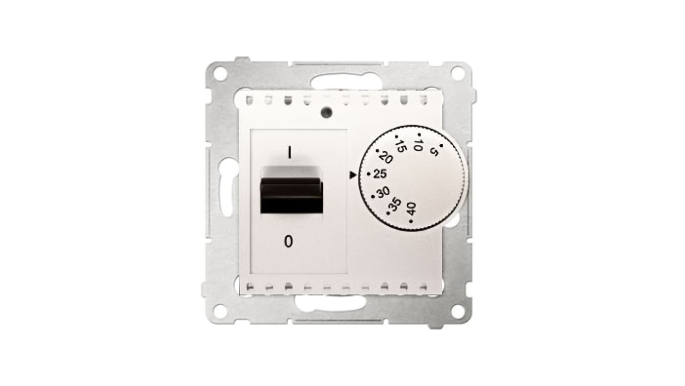 Simon 54 Regulator temperatury 16A 5-40C IP20 kremowy DRT10W.02/41