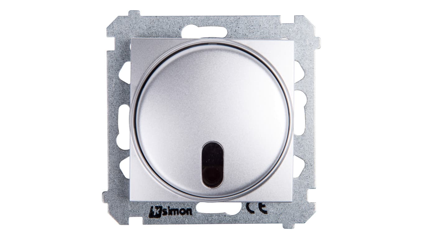 Simon 54 Ściemniacz zdalnego sterowania 20-500W DS13T.01/43 srebrny mat