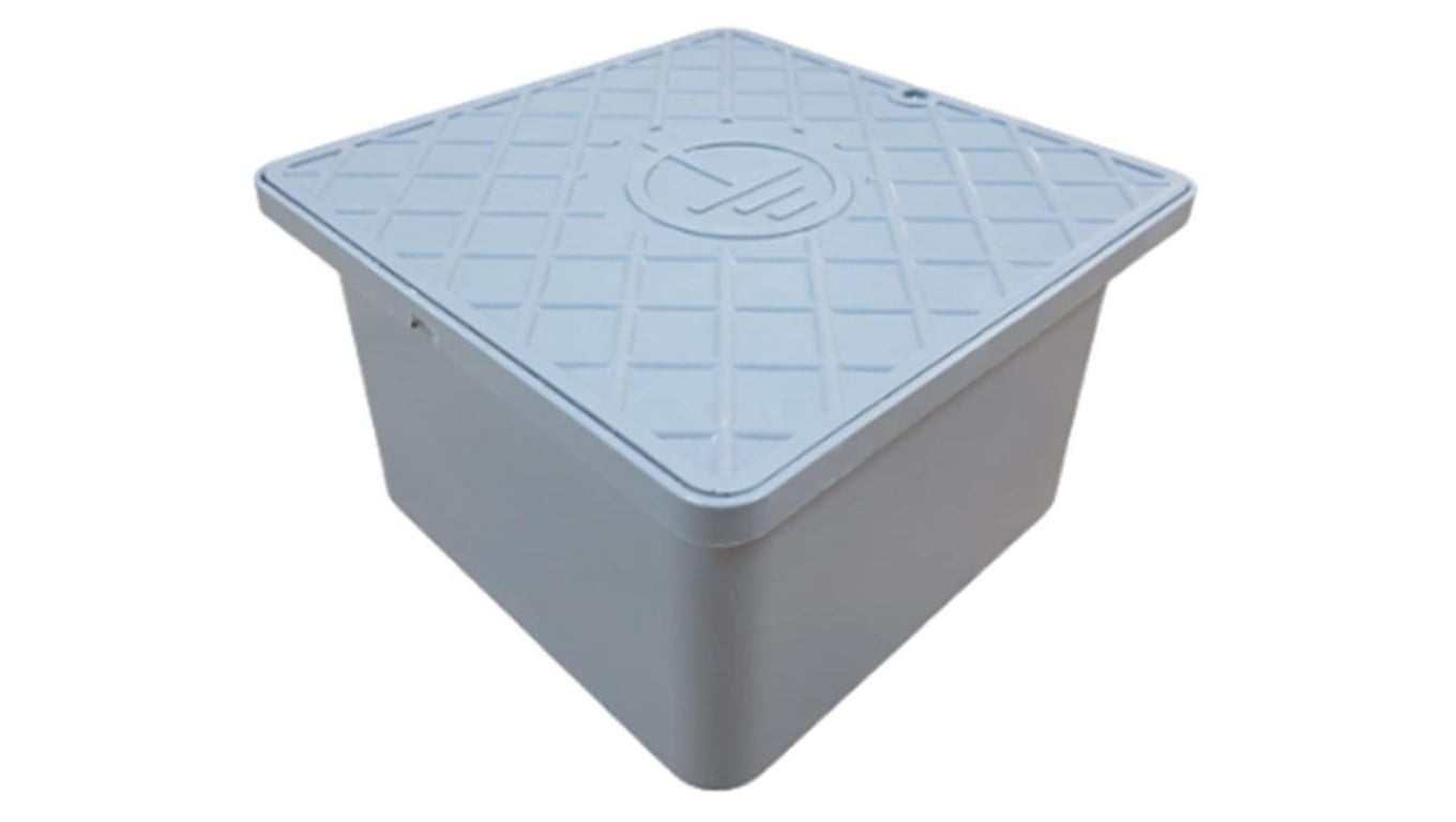 Skrzynka uziomowa głęboka 170x170x100 mm(biała) L61320