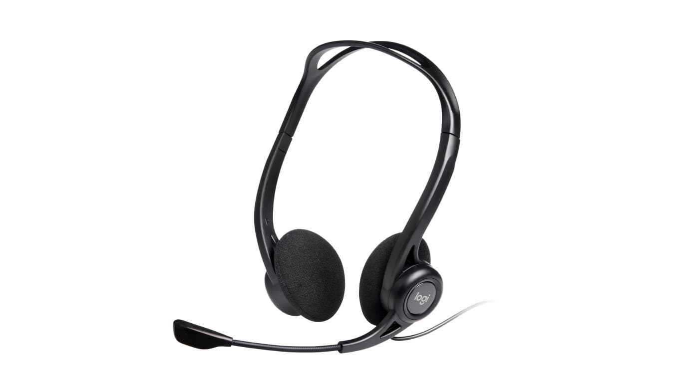 Słuchawki z mikrofonem Logitech 960 981-000100 (kolor czarny)