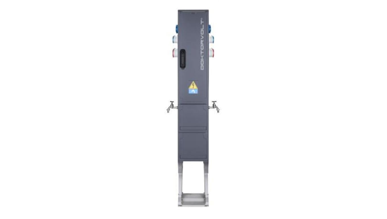 Słupek dystrybucyjny CV-CAMP 2x(2x230V, 1x16A 400V, 1x230V/3p) DV 2209
