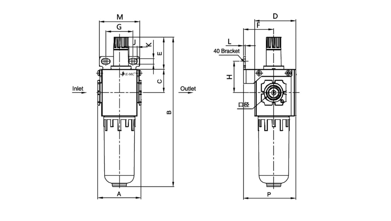 Smarownica sprężonego powietrza G 1/8 GW do 10 bar