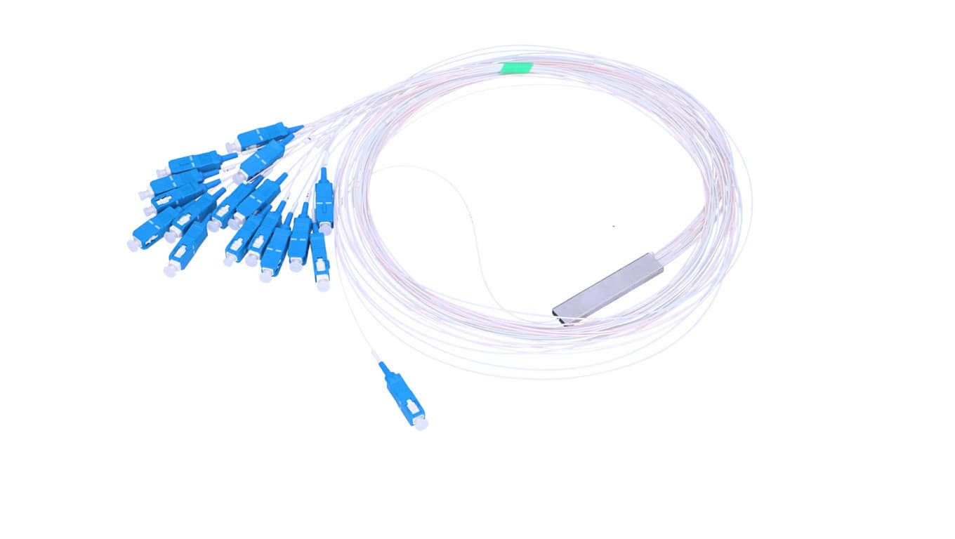 Splitter 900um, 1,5m Extralink 1:16 PLC SC/UPC