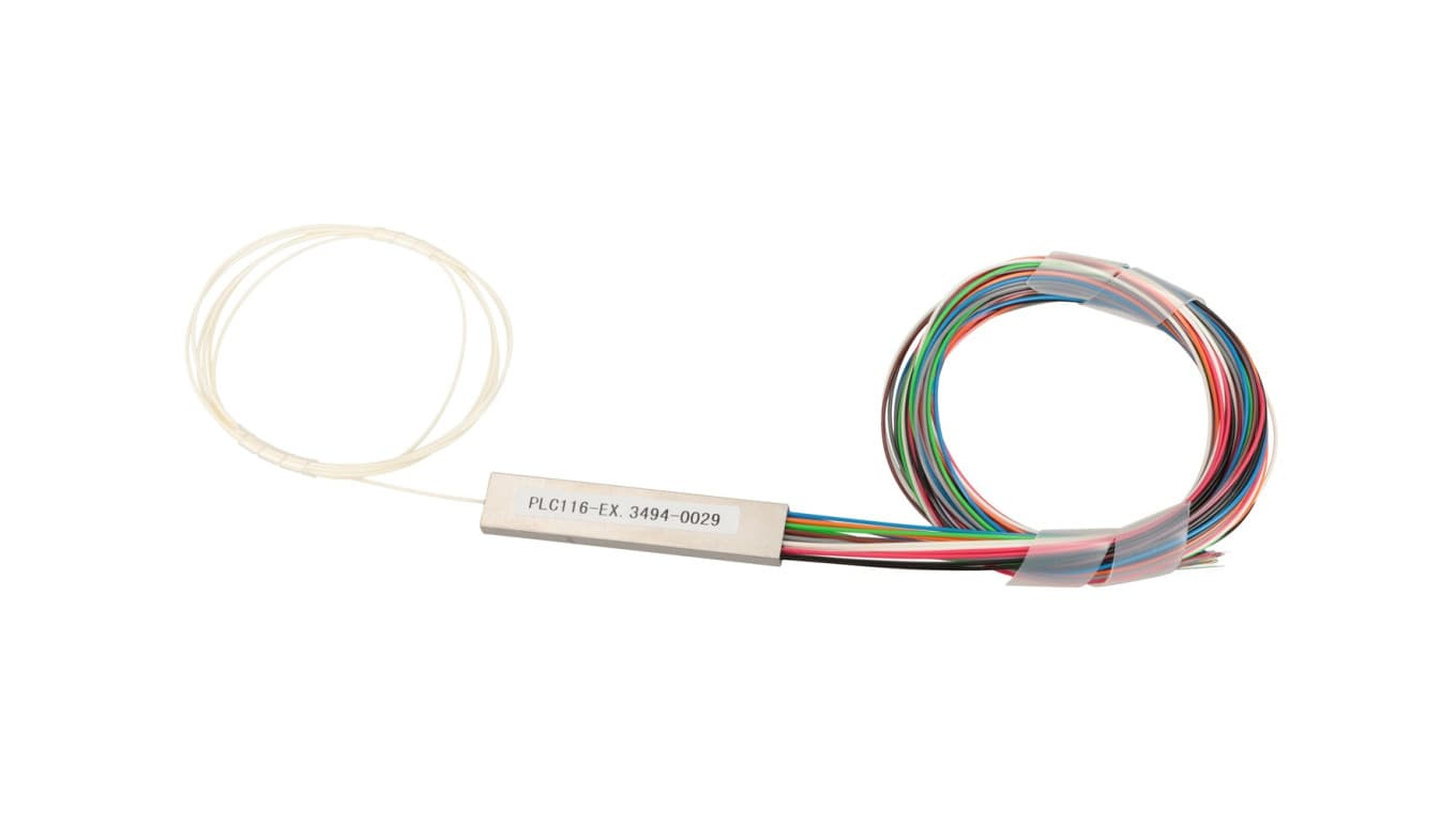 Splitter 900um, 1m, bez złącz Extralink 1:16 PLC