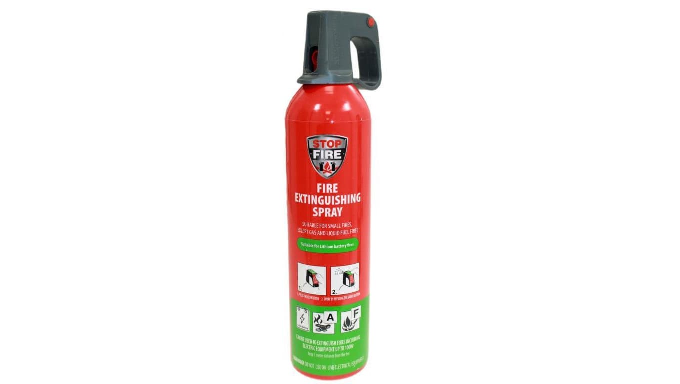 Spray gaśniczy gaśnica do baterii akumulatorów litowo-jonowych 750ml