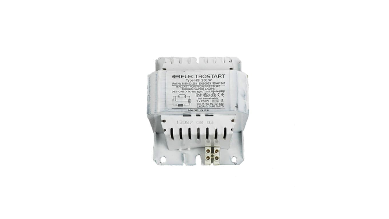 Statecznik magnetyczny do lamp rtęciowych i metalohalogenkowych MVI/MHI 250W 2,15A 6.53.53.250