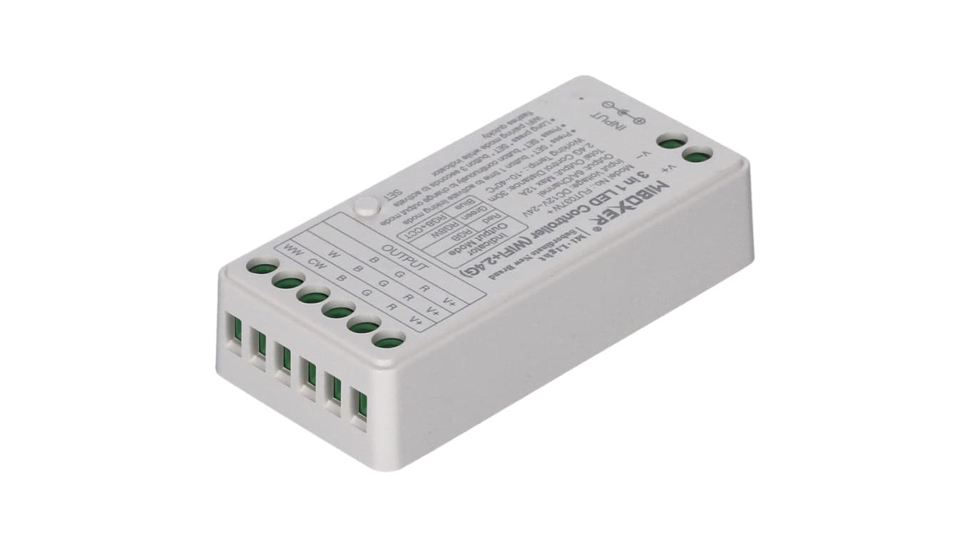 Sterownik MiLight RGB 12-24V 6/12A WIFI FUT037W+ 3w1 37W/38W/39W