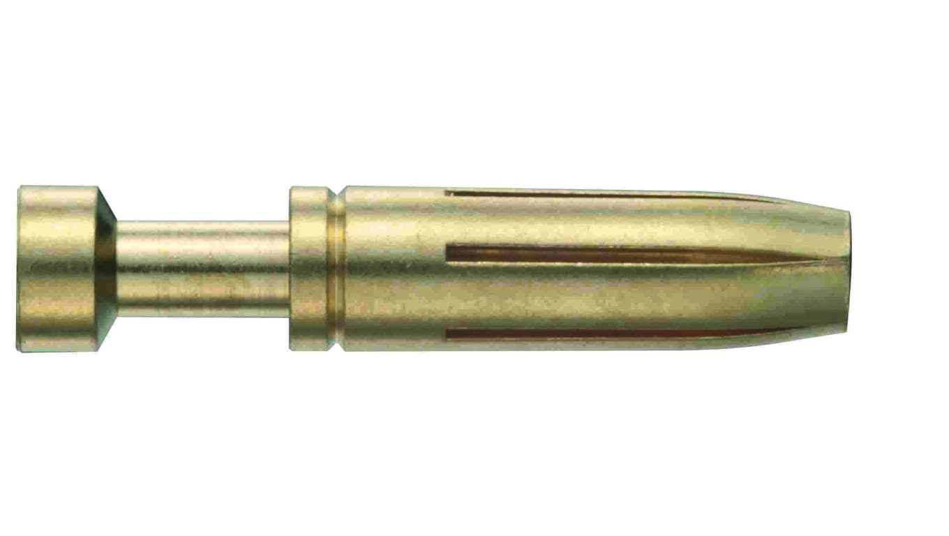Styk HAN żeński złocony 1mm 16A 09330006218