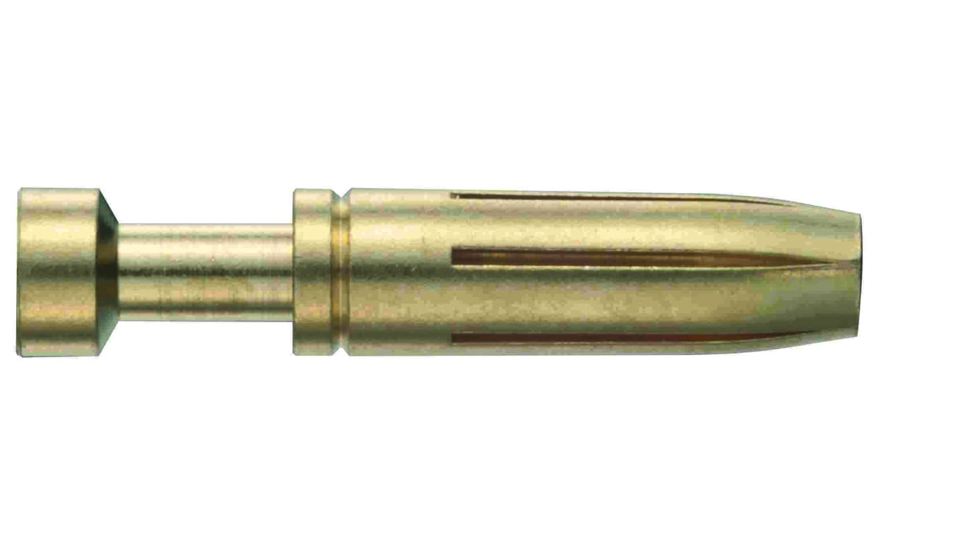Styk HAN żeński złocony 1mm 16A 09330006218