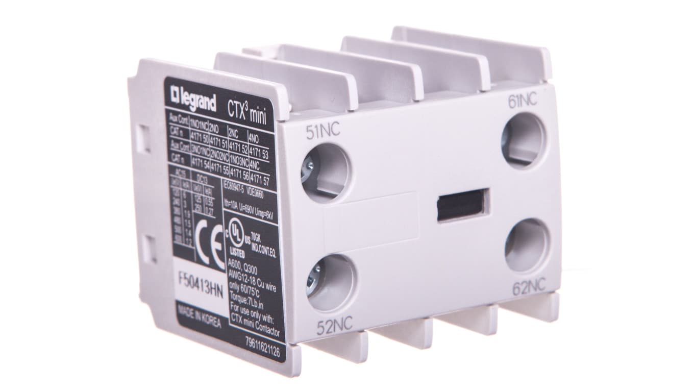 Styk pomocniczy 2R montaż czołowy CTX3 MINI 417152