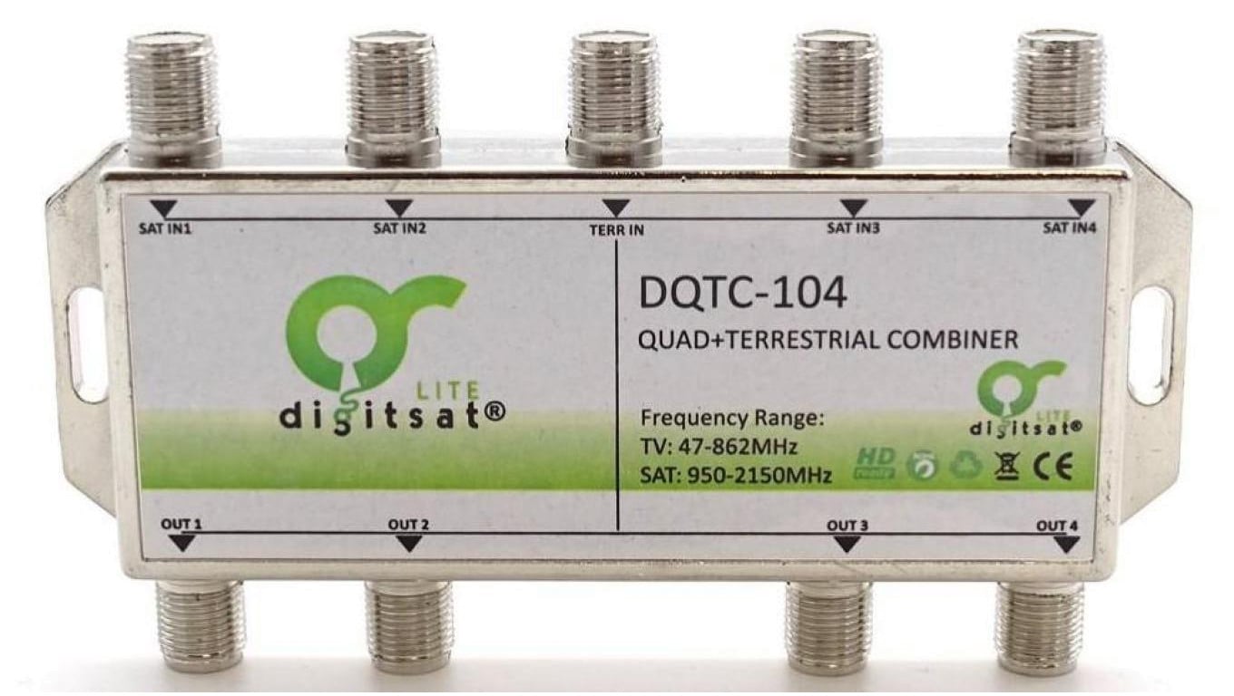 Sumator antenowy SAT Quad zew. DigitSat DQTC-104 03988