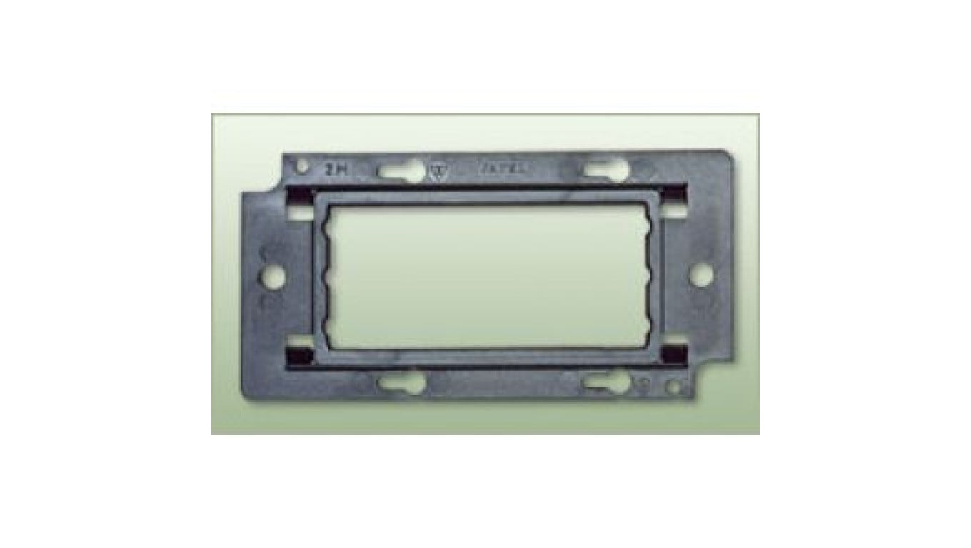 Support 2M czteromodułowy 138x71x11,7mm czarny JL-04-S2M-1