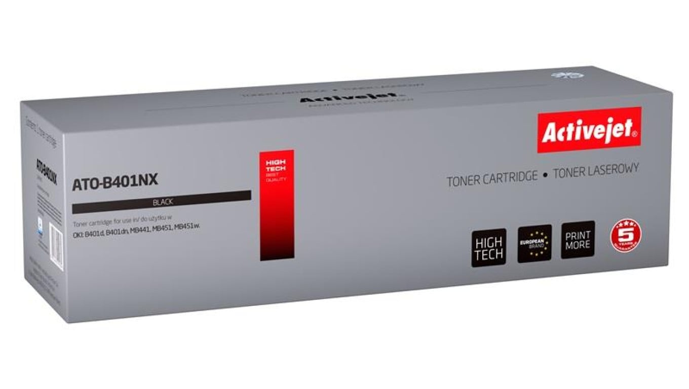 Toner Activejet ATO-B401NX (zamiennik OKI 44992402 Supreme 2500 stron czarny)