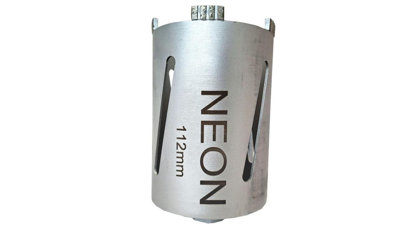 Wiertło koronowe diamentowe NEON 112mm, 1/2, L=150mm