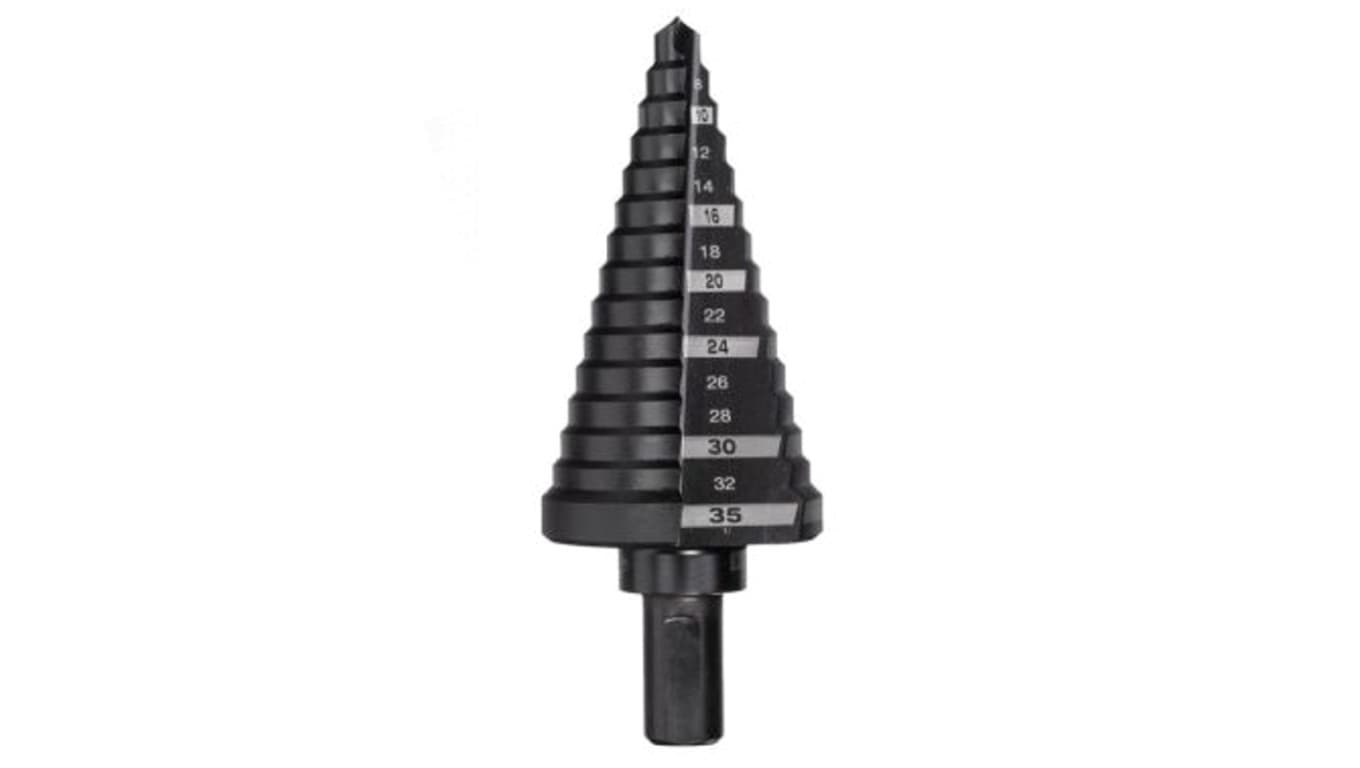 Wiertło wielostopniowe HSS M2 Ø4-39mm Ø9mm podtaczane trójstronnie (N-WW0439)