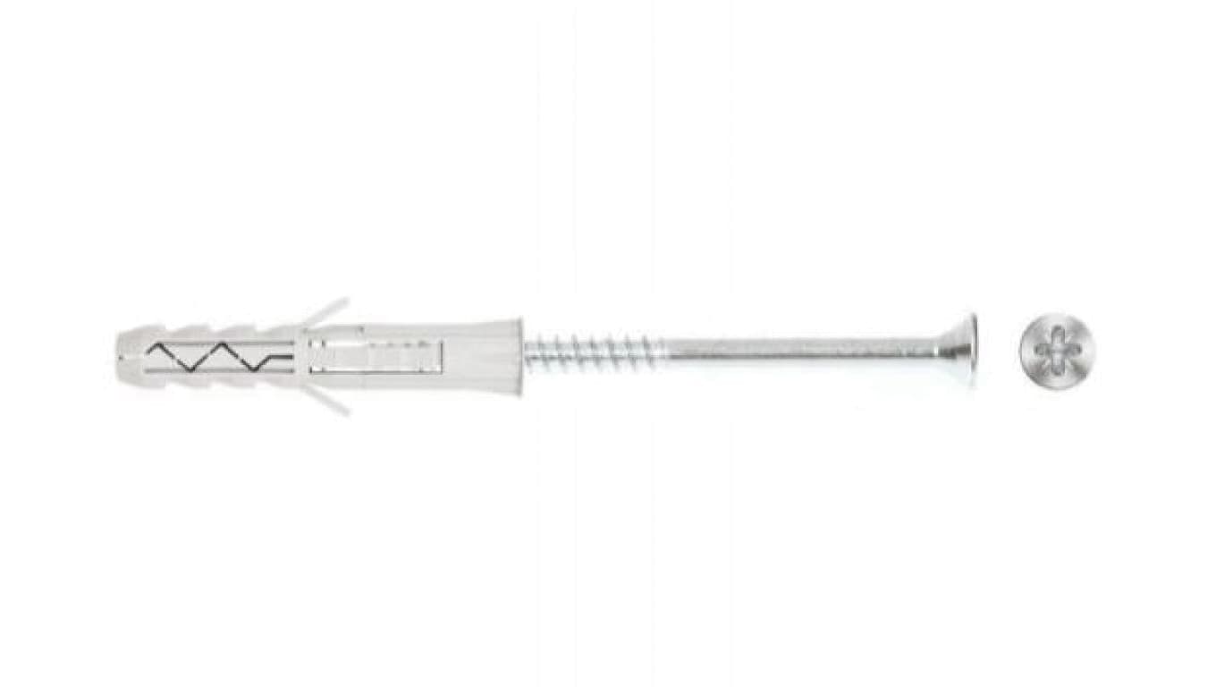 Wkręt-met kołek FI 12x60mm WKRĘT 6,0x60mm 100szt