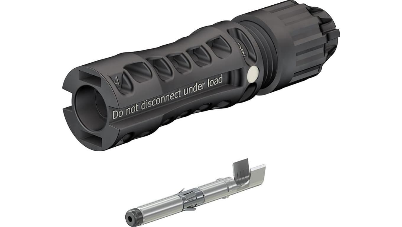 Wtyk MC4 EVO2 w złącze do przewodu 4/6mm2 (fi=6,4-8,4 mm) Staubli (Multi Contact) - opak. 10 szt