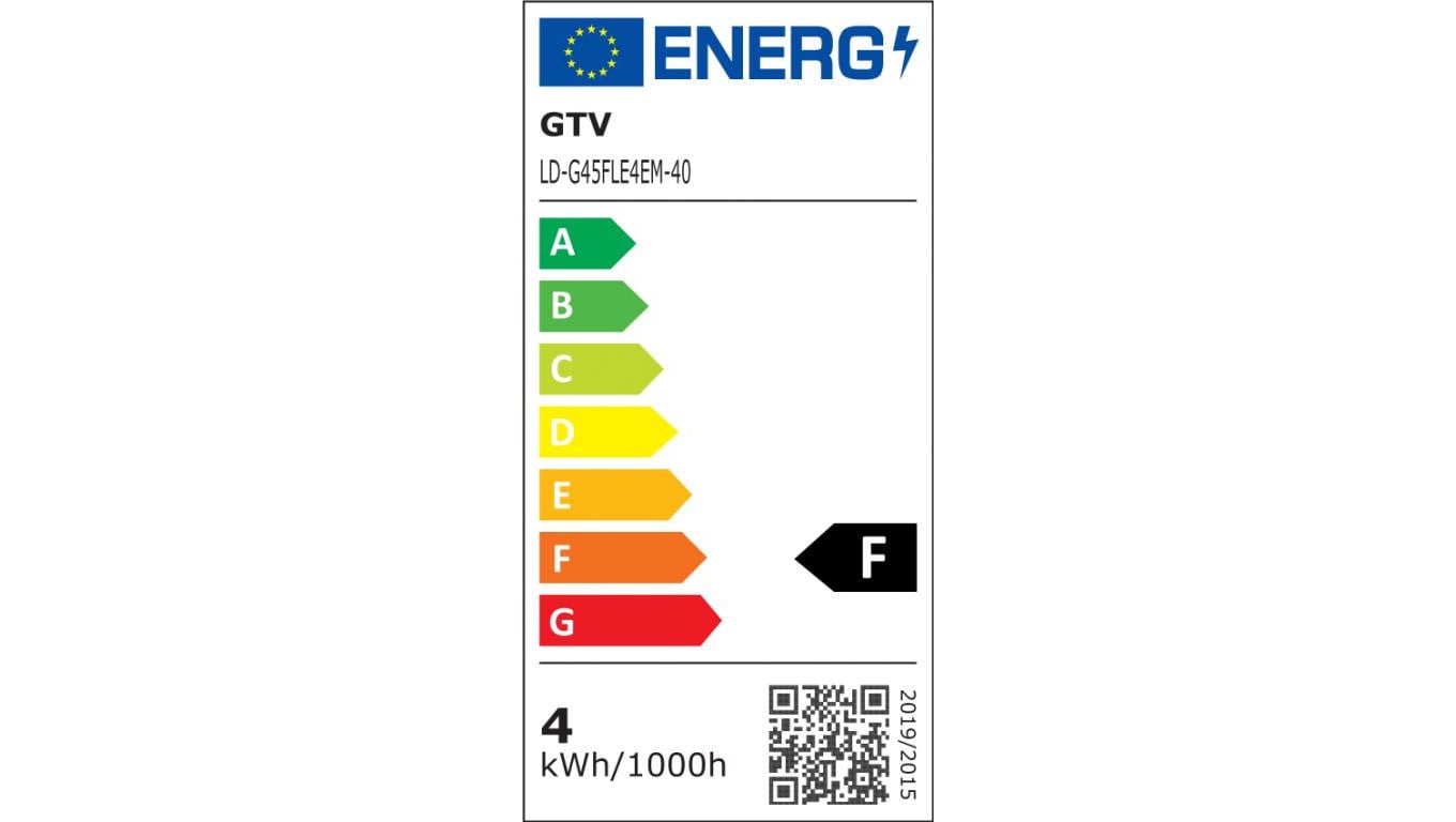 Żarówka LED E27 G45 Filament Mleczny 4W 420lm 4000K AC220-240V 360st. LD-G45FLE4EM-40