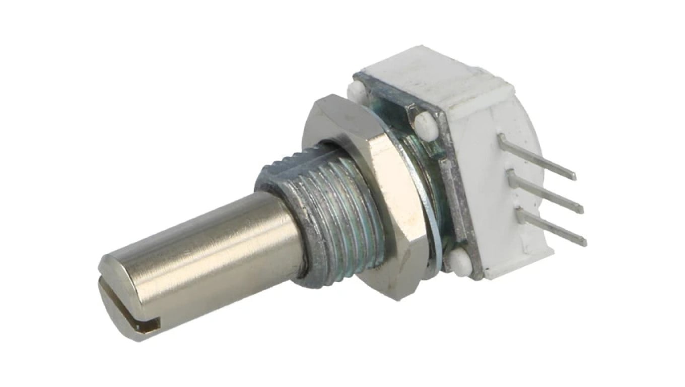 149-500R Potencjometr osiowy jednoobrotowy 500 1W 6,35mm THT