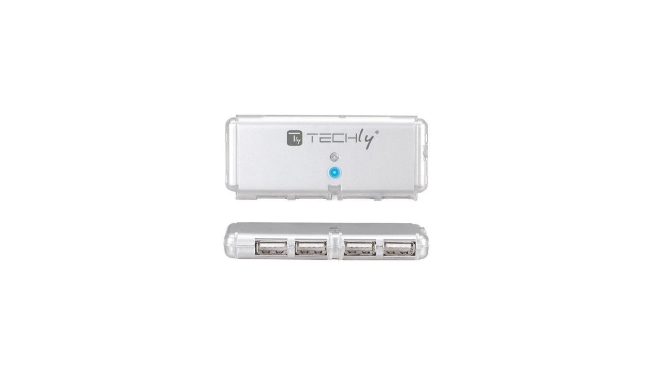 4-Portowy Hub USB 2.0 Hi-Speed 4X USB-A z kablem 55Mm IUSB2-HUB599TY