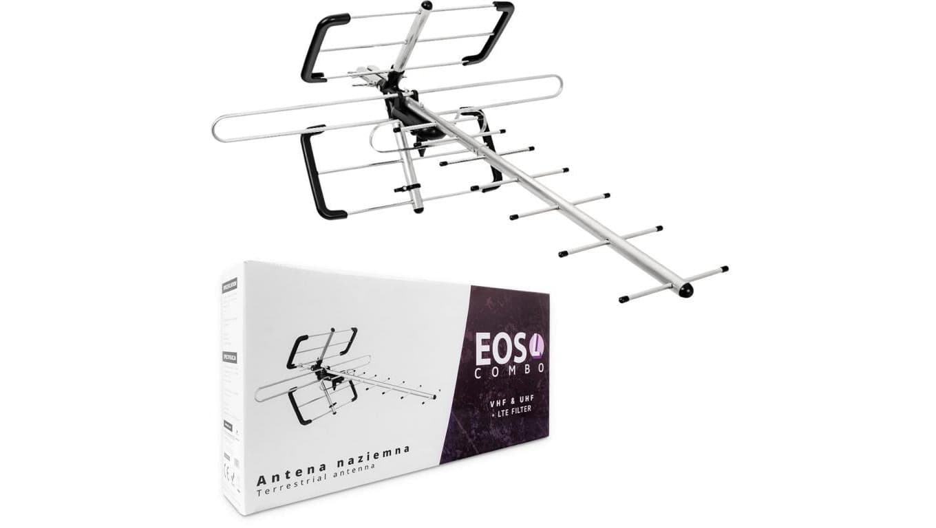 Antena DVB-T/T2 Spacetronik EOS L Combo Black (pasywna)