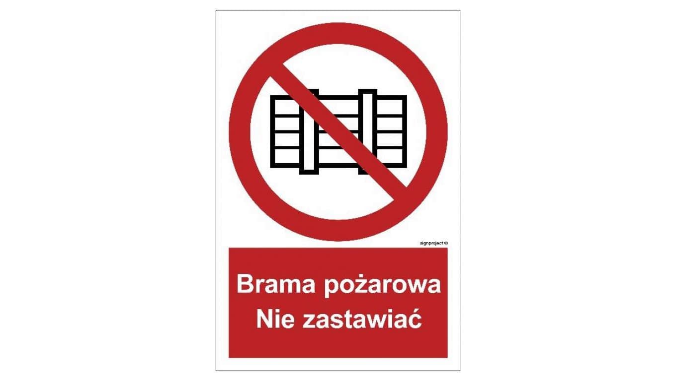 ZNAK - BC142 Wyłącznik bezpieczeństwa 70 x 105 cm KS - Folia podłogowa foto.