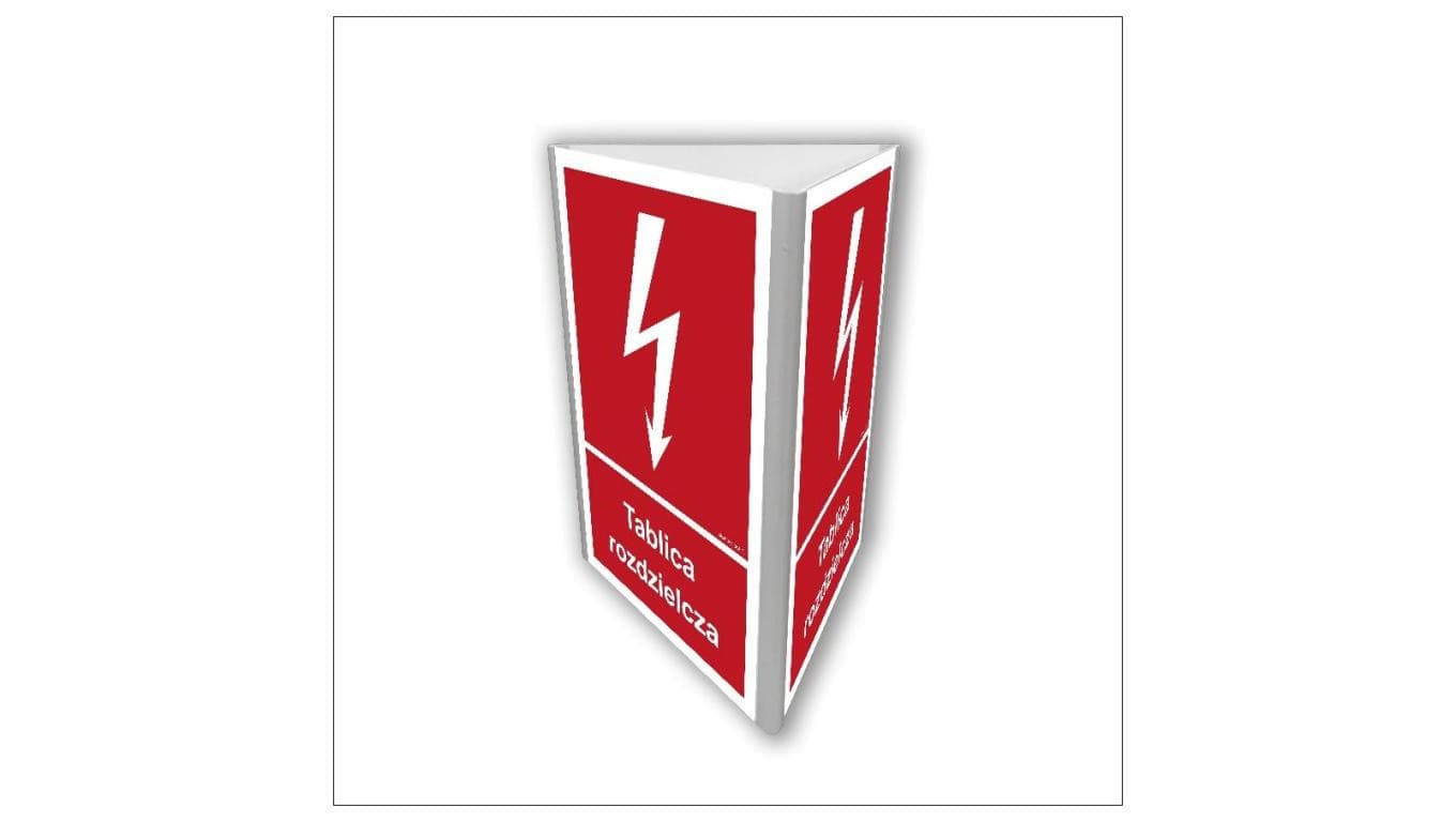 ZNAK - BC809 Tablica rozdzielcza (3D dościenny 15 x 22,5 cm PS - Płyta 1mm foto.