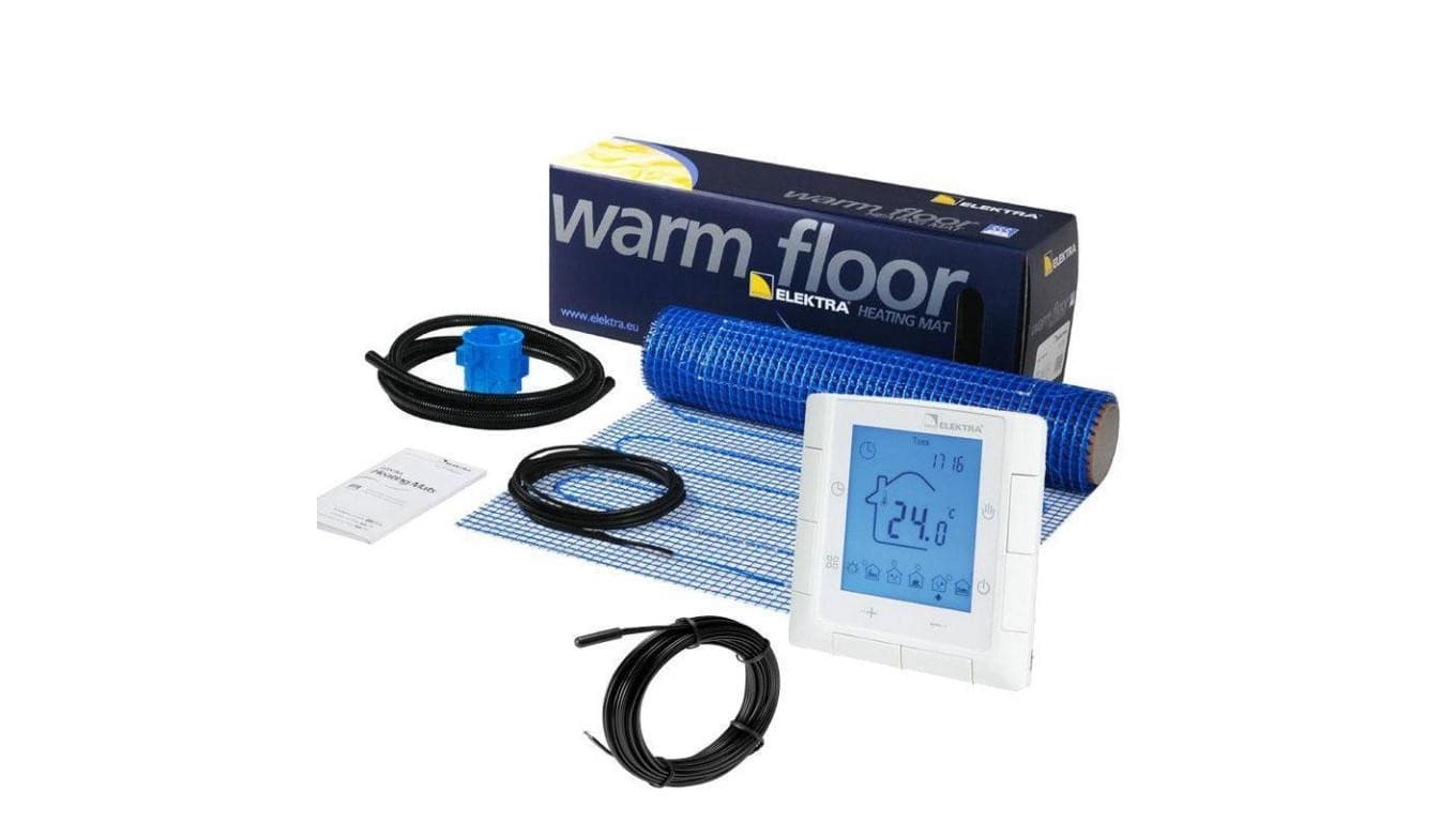 ELEKTRA MD pakiet mata grzejna 160W/m2 9,0m2 1440W + programator kontroler temperatury ELR-20