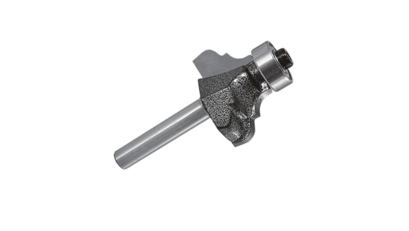 FREZ KLASYCZNY 2 Z ŁOŻYSKIEM T12 D38.4 H17.5 R6.35 B12.7MM