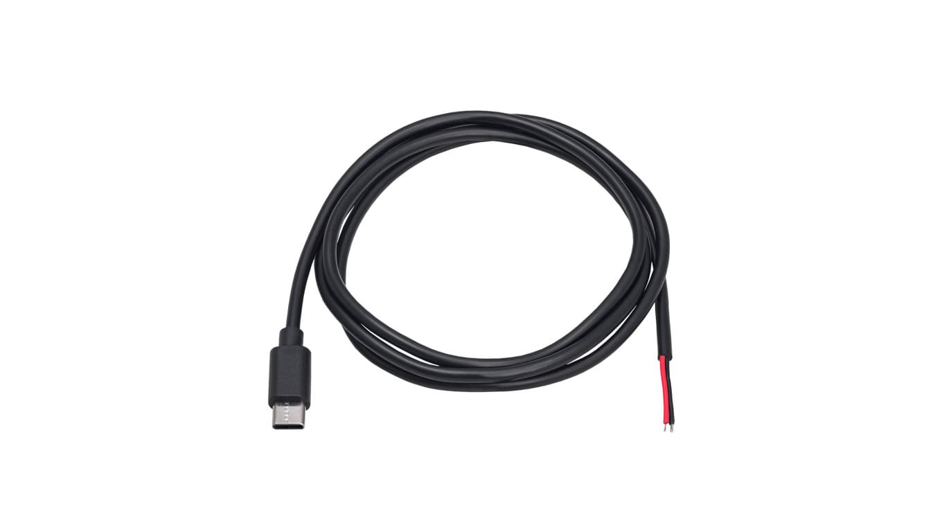 Kabel USB type C (m) serwisowy (open) Akyga AK-SC-38 1m czarny