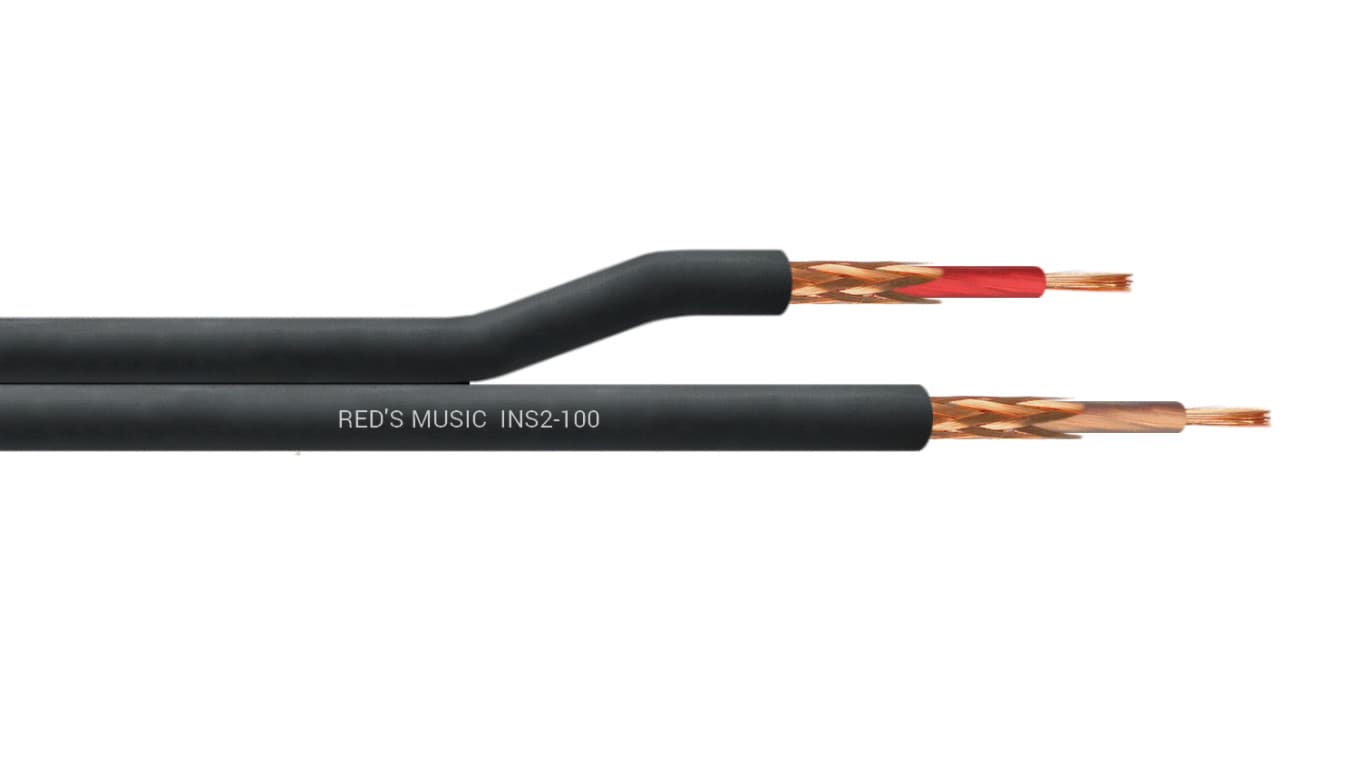 Kabel instrumentalny-audio podwójny 2x(1x0,18mm²) INS2-100 STANDARD - Kabel na metry /1m/
