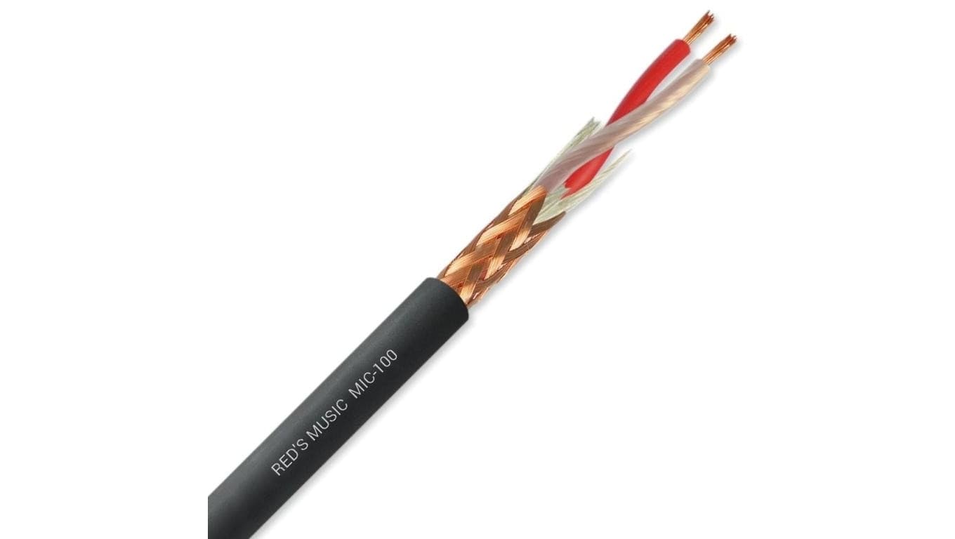 Kabel mikrofonowy 2x0,23mm² OFC Twinax PVC MIC-100 /bębnowy/