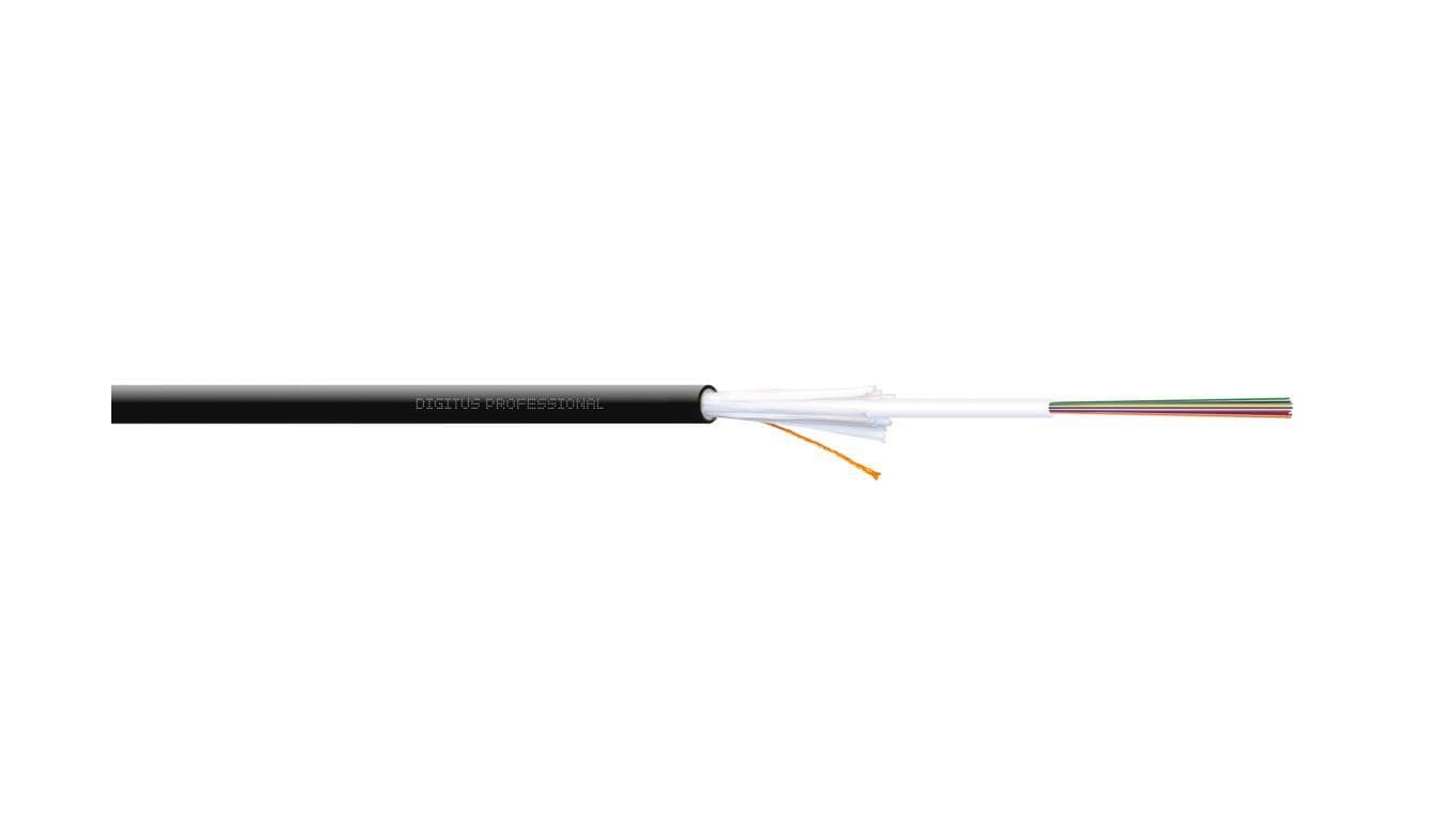 Kabel światłowodowy zewnętrzny 12 włókien (1x12) SM 9/125 1500N Fca PE czarny DK-B3912-O-SC-2 /bebnowy/