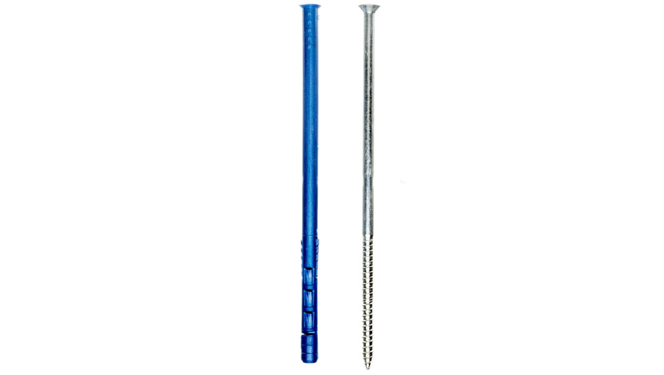 Kołek ramowy fi10 z wkrętem krzyżowym 10x200 R-FF1-N-10L200 /25szt./