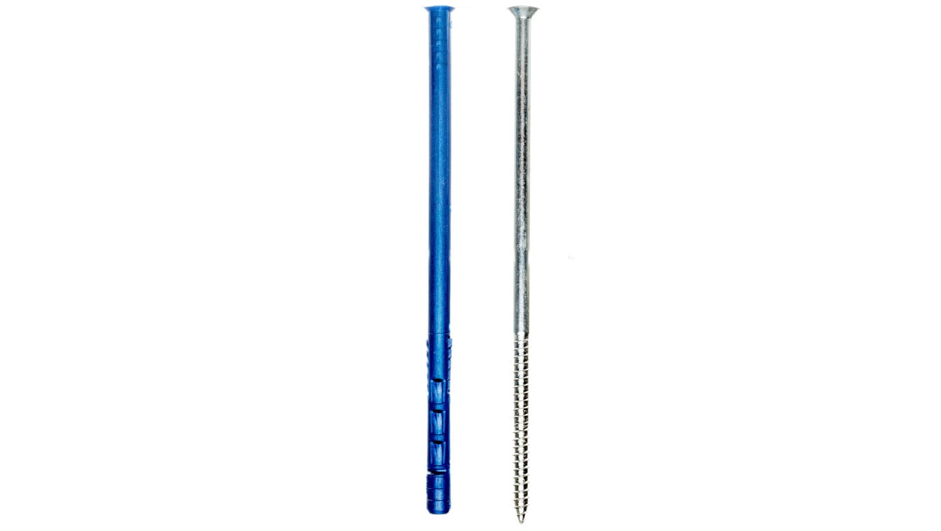 Kołek ramowy fi10 z wkrętem krzyżowym 10x200 R-FF1-N-10L200 /25szt./
