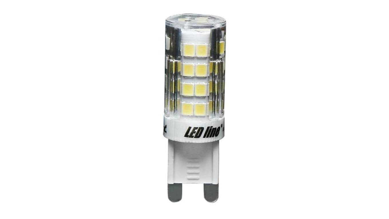 Żarówka LED line G9 4W 6000K 350lm barwa zimna 220-240V 3 lata gwar.