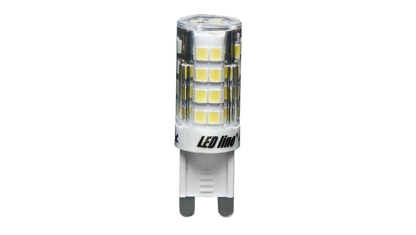 Żarówka LED line G9 4W 6000K 350lm barwa zimna 220-240V 3 lata gwar.