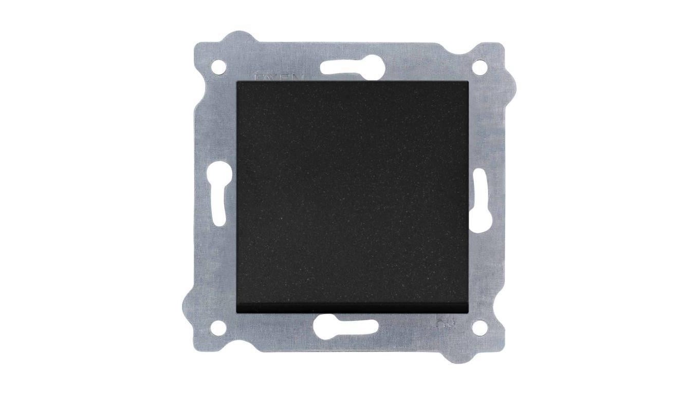 Łącznik schodowy Czarny Metalik 250V 10A 209/14E