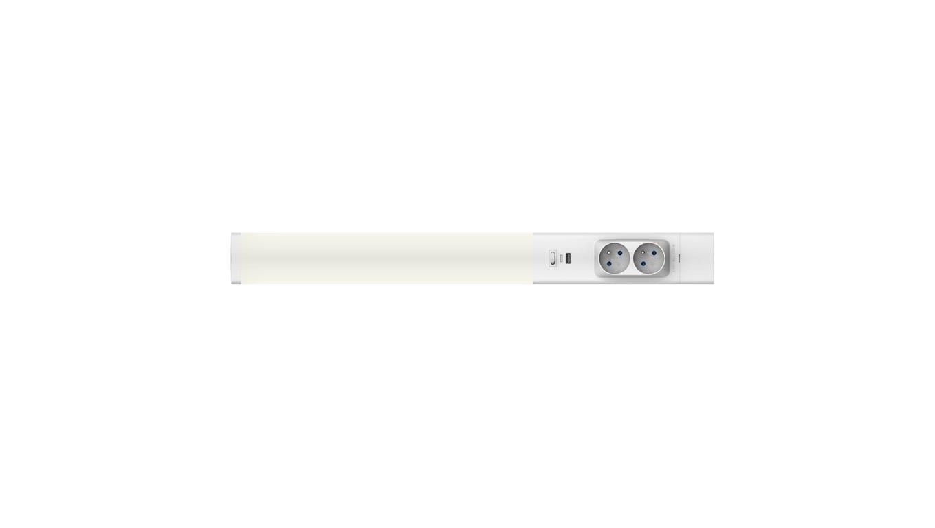 Lampa Podszafkowa Dual 18W 4000K USB-A/C + Gniazda 230V EKB1444 Eko-Light