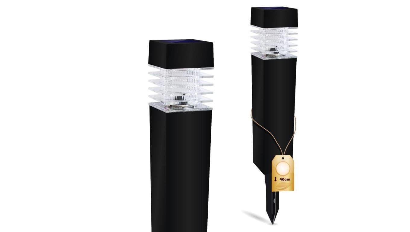 Lampa Solarna Ogrodowa LED NARIS Wbijana Słupek 40cm LUMILED