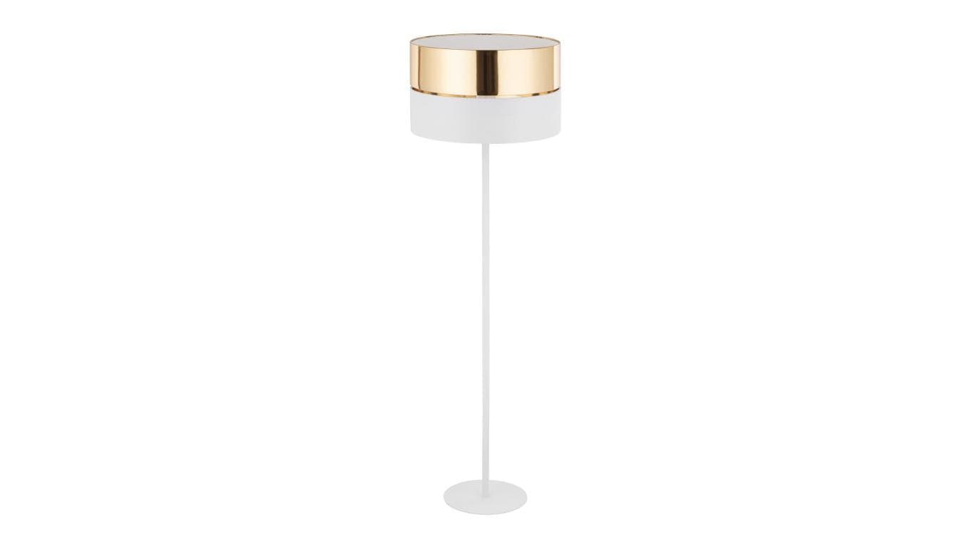 Lampa podłogowa HILTON WHITE/GOLD 1 PŁ 5074 TK Lighting