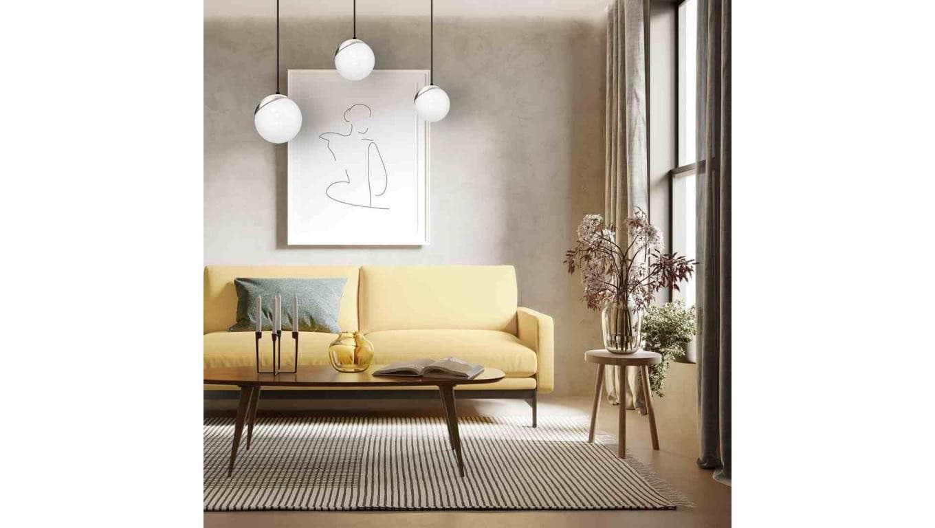 Lampa podłogowa ze złotymi nóżkami i białym abażurem UMBERTO na gwint E27 6637 TK Lighting
