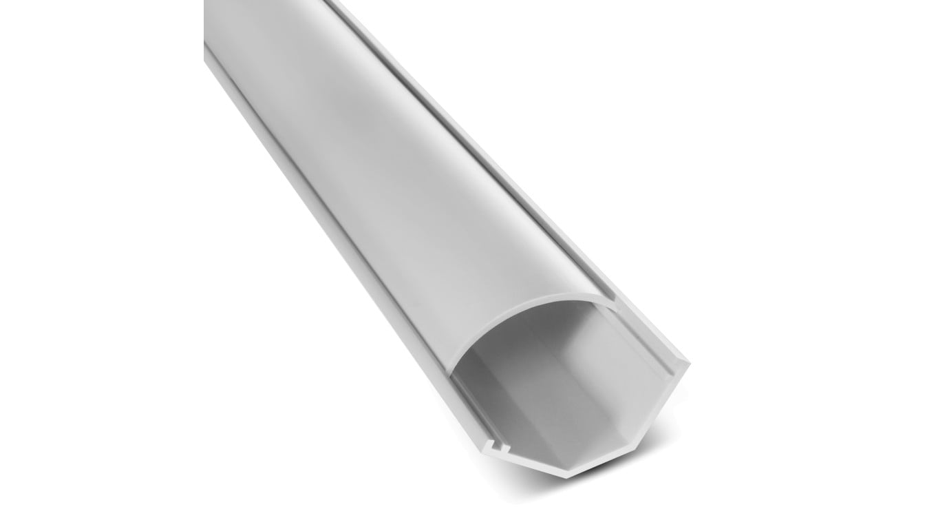 Listwa maskująca kanał kablowy 1.5m 43*23mm biała Maclean MCTV-575 z taśmą MCTV-575